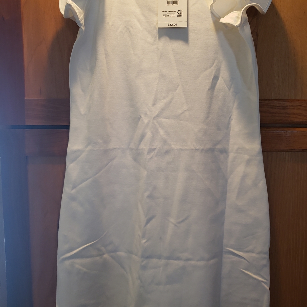 Chic Asymmetrical White Dress